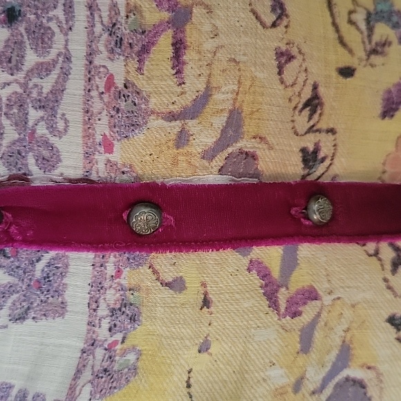 Aratta Silent Journey Sheer Light weight Blouse Sz Med5 - Picture 2 of 8